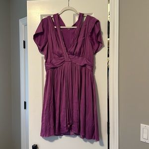 Purple Anthropologie dress